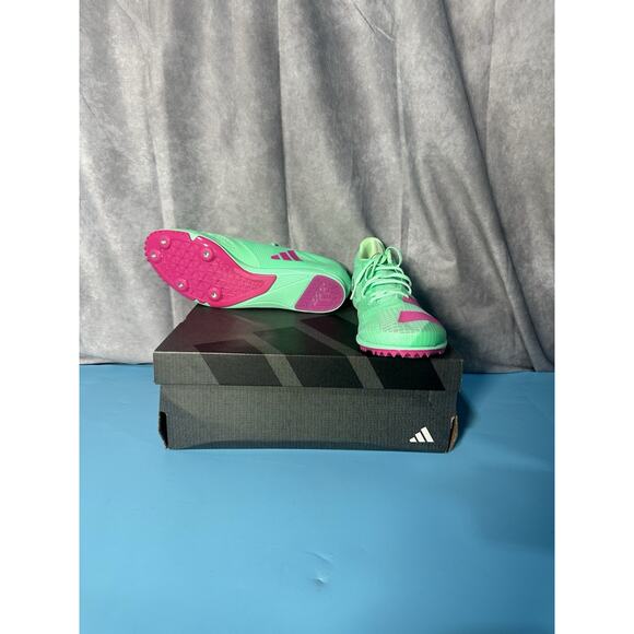 adidas Other - Adidas Adizero Distancestar Track Shoes Men’s Size 11 GV9078 Mint Green Pink NEW